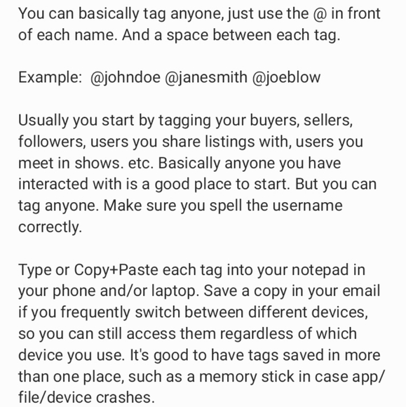 Get Started Building Your @tags! - Picture 2 of 5